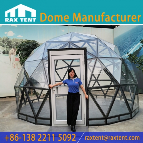 Customized Size Glass Dome Tent for Outdoor Biodome Greenhouse