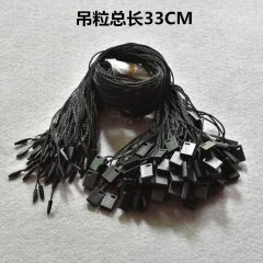 Black polyester string lock