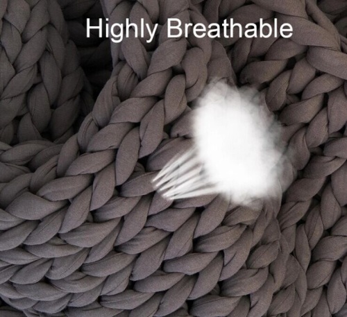 Chunky Knit Weighted Blanket