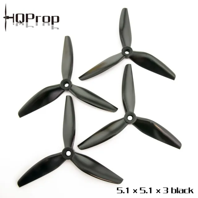 HQProp 5.1X5.1X3 (2CW+2CCW)-Poly Carbonate