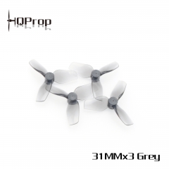 HQ Micro Whoop Prop 31MMX3 (2CW+2CCW)-Poly Carbonate-0.8MM Shaft