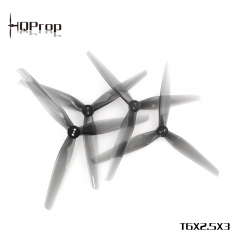 HQProp T6X2.5X3 Light Grey (2CW+2CCW)-Poly Carbonate