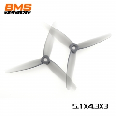 BMS Racing Prop 5.1X4.3X3  (2CW+2CCW)-Poly Carbonate