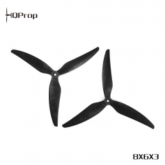 HQ MacroQuad Prop 8X6X3(1CW+CCW) Black-Glass Fiber Reinforced Nylon