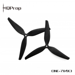 HQProp  Cine7(7X4X3) (1CW+1CCW) Black-Glass Fiber Reinforced Nylon