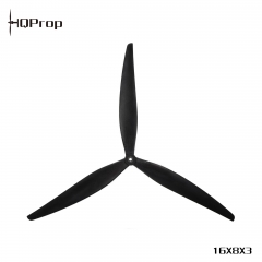 HQProp   16X8X3  (1CW+1CCW) Black-Glass Fiber Reinforced Nylon