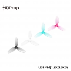 HQ Ultralight Whoop Prop 1.2X0.9X3(31MM) (2CW+2CCW)-PC-1MM Shaft