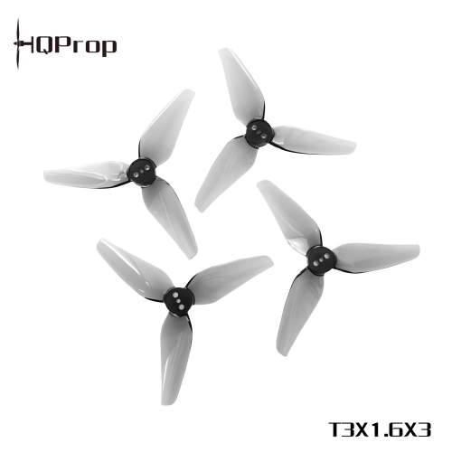 HQProp T3X1.6X3 Grey (2CW+2CCW)-Poly Carbonate