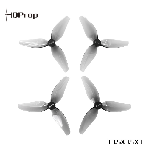 HQProp T3.5X3.5X3 Grey (2CW+2CCW)-Poly Carbonate-1.5MM