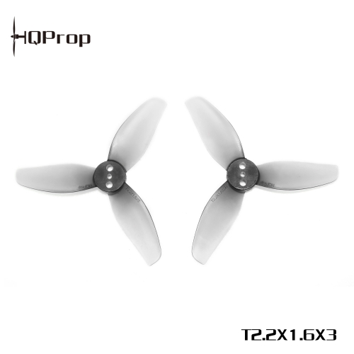 HQProp T2.2X1.6X3 Grey (2CW+2CCW)-Poly Carbonate