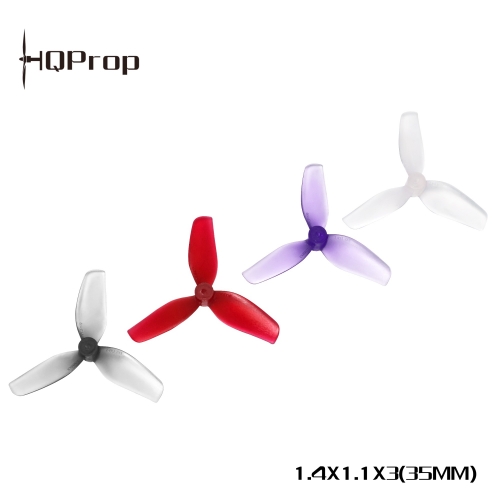 HQ Ultralight Whoop Prop 1.4X1.1X3(35MM) (2CW+2CCW)-PC-1MM Shaft