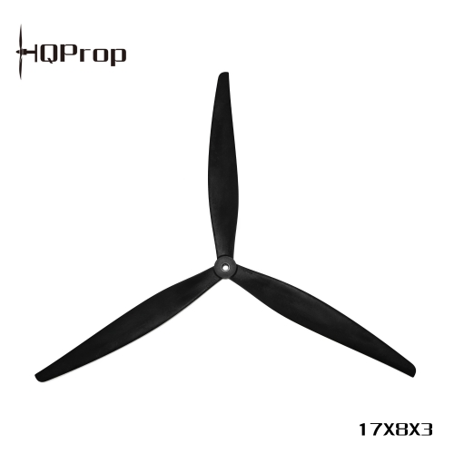 HQProp   17X8X3  (1CW+1CCW) Black-Glass Fiber Reinforced Nylon