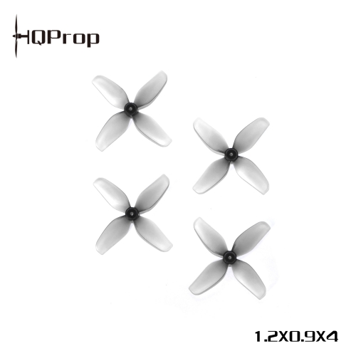 HQ Ultralight Whoop Prop 1.2X0.9X4(31MM) Grey (2CW+2CCW)-PC-1MM Shaft