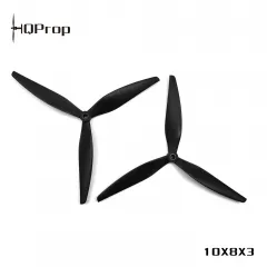 HQ MacroQuad Prop 10X8X3(1CW+1CCW) Black-Glass Fiber Reinforced Nylon