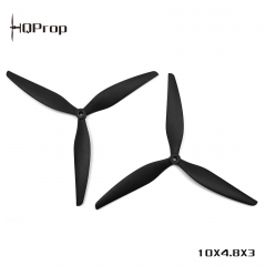 HQ MacroQuad Prop 10X4.8X3(1CW+1CCW) Black-Glass Fiber Reinforced Nylon