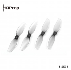 HQ Ultralight Whoop Prop 1.6X1(40MM) Grey  (2CW+2CCW)-Poly Carbonate-1MM Shaft