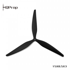 HQProp   15X8.5X3  (1CW+1CCW) Black-Glass Fiber Reinforced Nylon