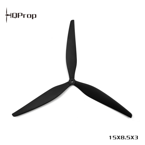 HQProp   15X8.5X3  (1CW+1CCW) Black-Glass Fiber Reinforced Nylon