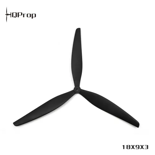 HQProp 18X9X3  (1CW+1CCW) Black-Glass Fiber Reinforced Nylon