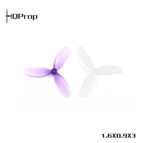 HQ Ultralight Whoop Prop 1.6X0.9X3(40MM) (2CW+2CCW)-Poly Carbonate-1MM Shaft