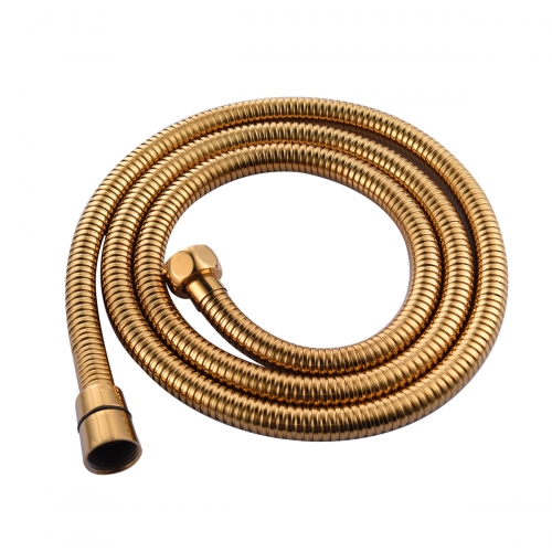 科德林 不銹鋼金色淋浴軟管，手持花灑的1.5/2.0米防扭結淋浴軟管  FHA018J/FHA019J