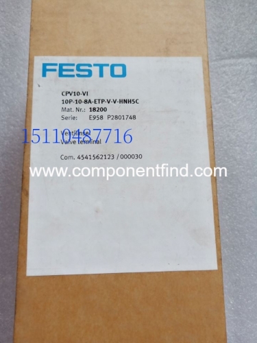 Festo FESTO valve terminal CPV10-VI-10P-10-8A-ETP-V-V-HNH5C 18200