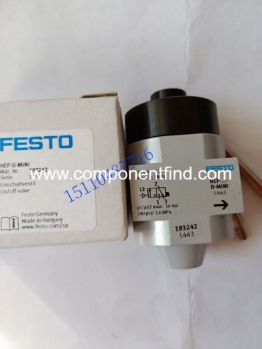 Festo FESTO gas source safety start valve MS6-EE-1/4-V24 527682 spot