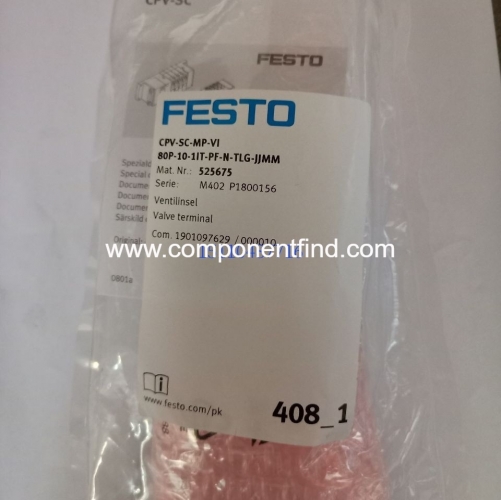 Festo FESTO valve terminal CPV-SC-MP-VI-80P-10-1IT-PF-N-TLG-JJMM 525675
