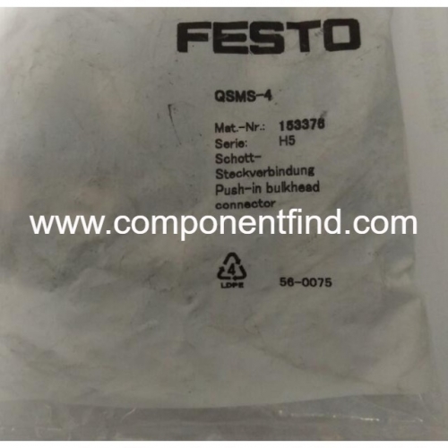 Festo FESTO wear plate quick plug connector QSMS-4 153376 new original authentic spot