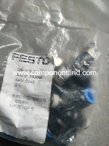 Festo FESTO L-type quick-plug threaded joint QSL-1/8-6 153046 spot