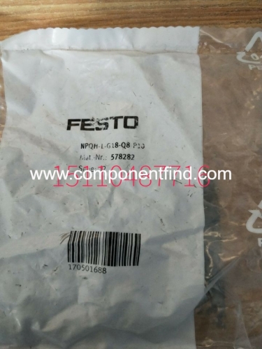 Festo FESTO L-type threaded joint NPQH-L-G18-Q8-P10 578282 genuine spot