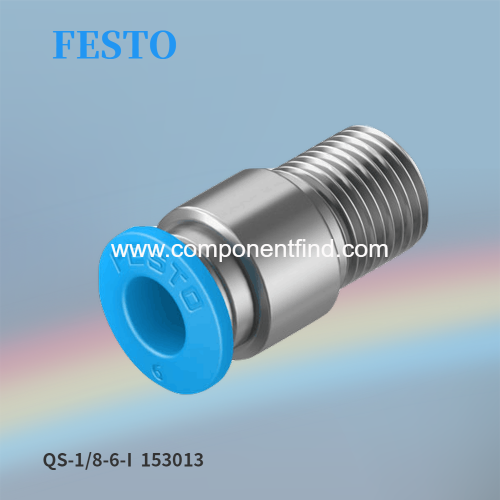 Festo FESTO QS-1 8-6-I quick plug connector 153013 original authentic spot