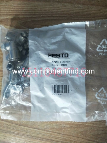 FESTO Festo L-type threaded joint NPQM-L-G18-Q8-P10 558710 spot