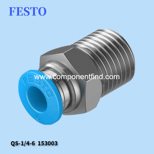 Festo FESTO connector QS-1/4-6 153003 spot
