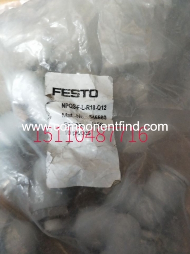 Festo FESTO connector NPQS-F-L-R18-Q12 545560 genuine spot