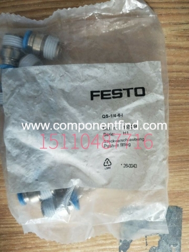 Festo FESTO connector QS-1/4-6-1 153014 spot