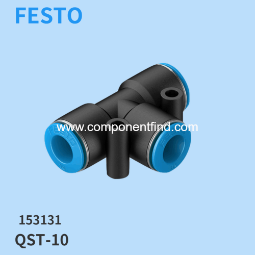 FESTO Festo T type quick plug connector QST-10 153131 genuine spot