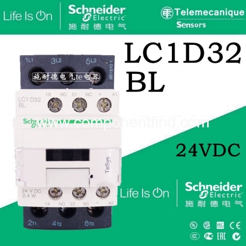 [Authentic] Original French Schneider DC contactor LC1D32BL DC24V 32A