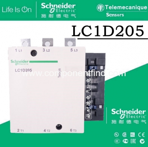 Schneider contactor LC1D205M7C Q7C F7C 24 110 220 380V205A three-pole AC