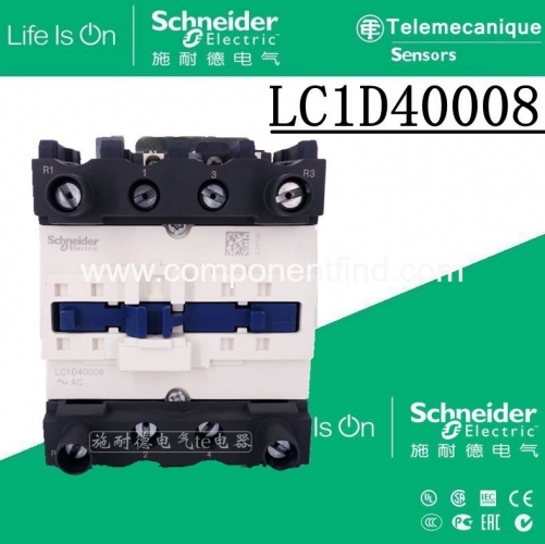 Schneider AC contactor LC1D40008 AC220V AC48V AC24V 2 open 2 closed