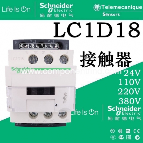 [Original genuine] Schneider contactor LC1D18M7C LC1D18...C coil AC220V 18A