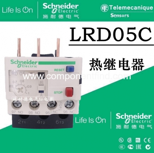 Authentic Schneider Thermal Overload Relay LRD05C LR-D05C 0.63-1A LRD05