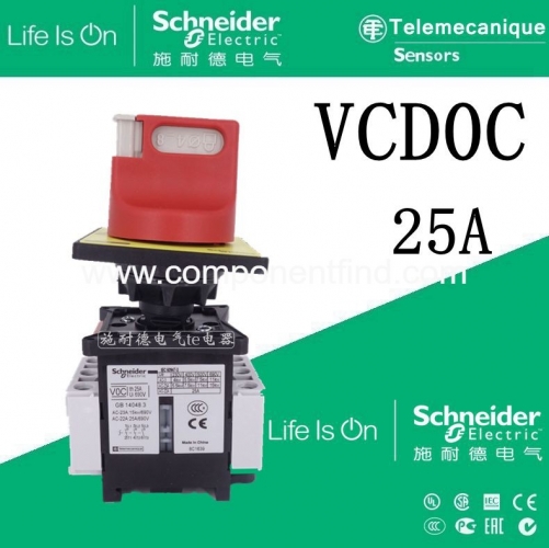 Schneider load switch VCD0C KCD1PZC+V0C 25A single-hole fixed isolation switch