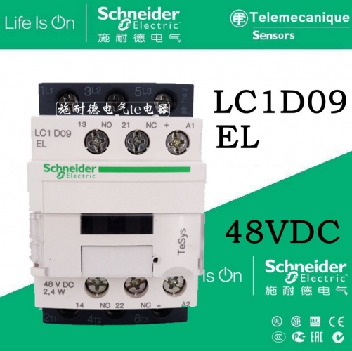 Schneider Elevator DC contactor LC1D09EL LC1D09EL coil voltage DC48V