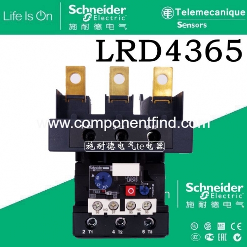 Authentic Schneider Thermal Overload Relay LRD4365 LR-D4365 80-104A