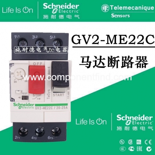 Authentic Schneider Schneider Motor Circuit Breaker GV2-ME22C GV2ME22C 20-25A