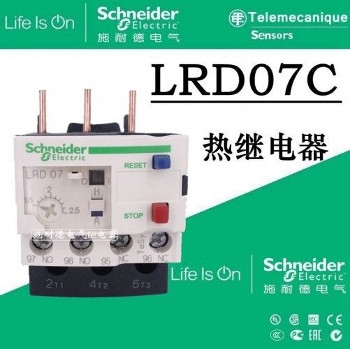 Schneider Thermal Overload Relay LRD07C LR-D07C 1.6-2.5A LRD07