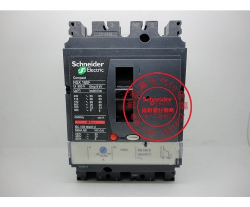 Original Schneider (Beijing) Molded Case Circuit Breaker Air Switch NSX160F TM160D 3P3D