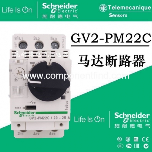Authentic Schneider Schneider Motor Circuit Breaker GV2-PM22C 20-25A