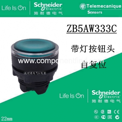 [Authentic] Schneider green button with light head ZB5AW333C ZB5-AW333C